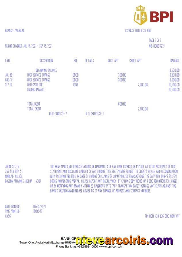 Philippines Bank of the Philippine Islands (BPI)